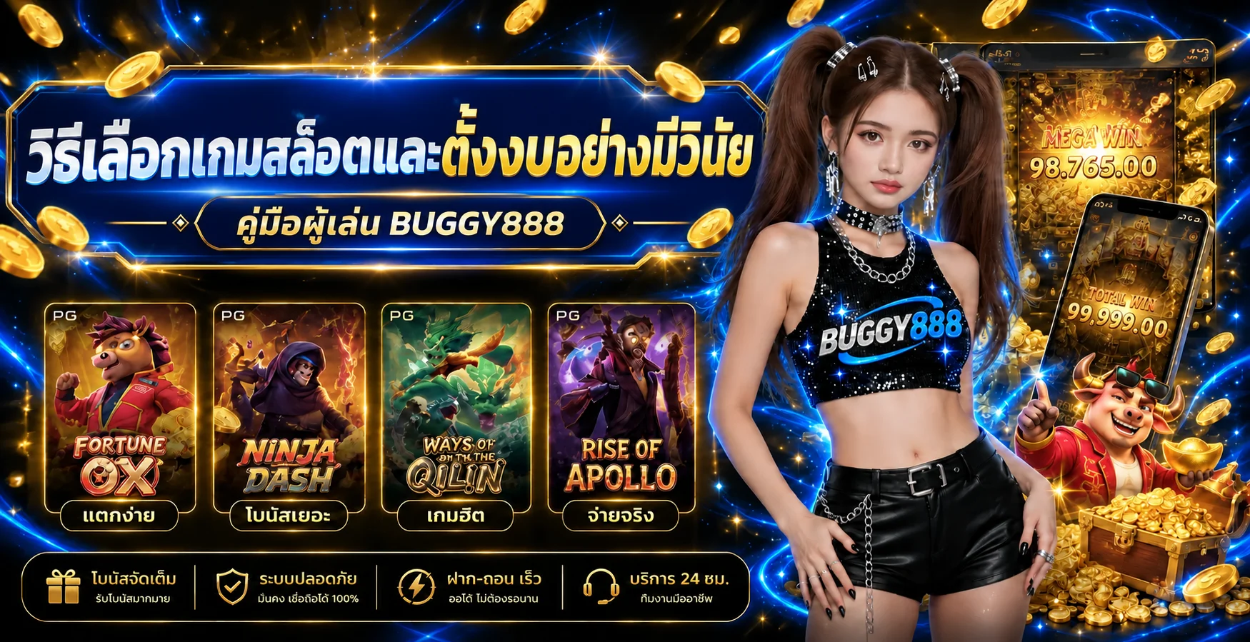 BUGGY888 วิธีเลือกเกมสล็อตและตั้งงบอย่างมีวินัย